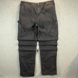 Air Jordan Essentials Chicago Cargo Pants Mens XXL 40x34 Black Washed Canvas
